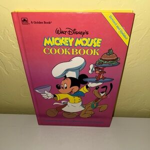 Walt Disney Mickey Mouse Kids Cookbook Recipes A Golden Book Hardcover 1990